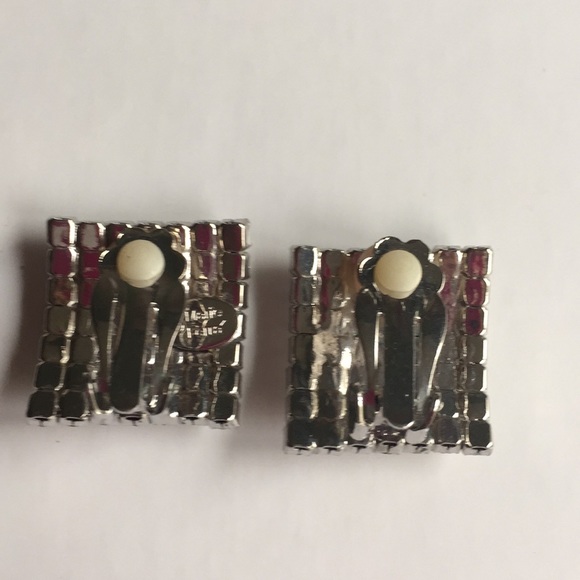 Marie Ferra Rhinestone Clip Earrings - Picture 2 of 2
